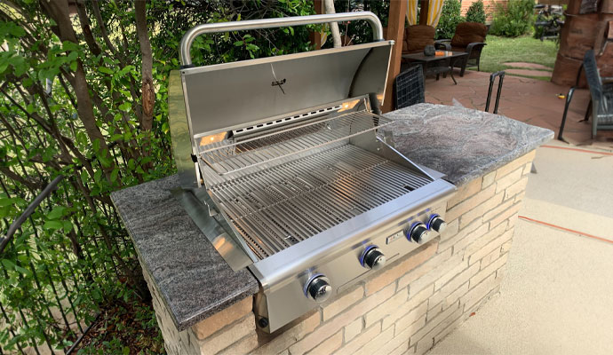 BBQ grill cleaning