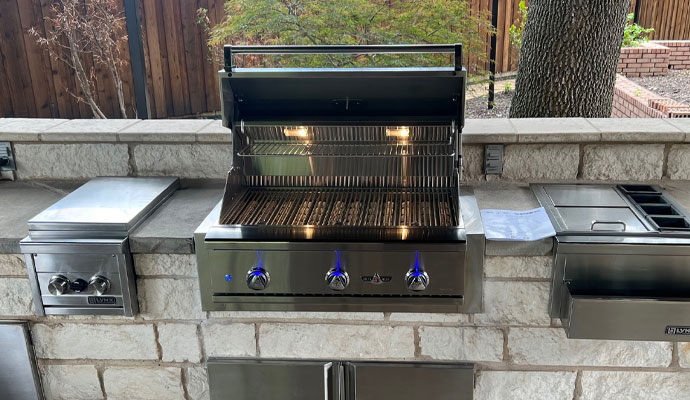 Professional grill cleaning