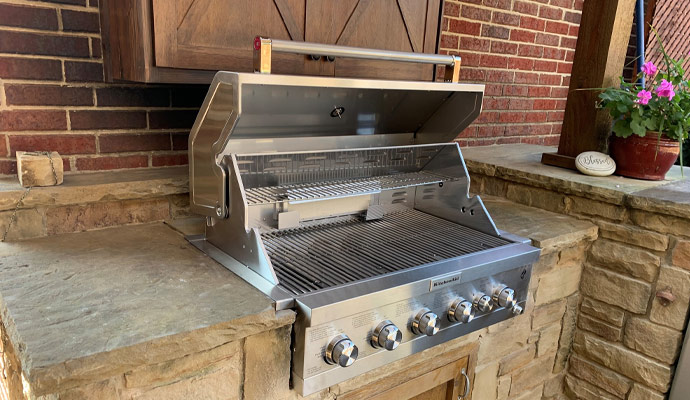 Grill cleaned in Argyle home